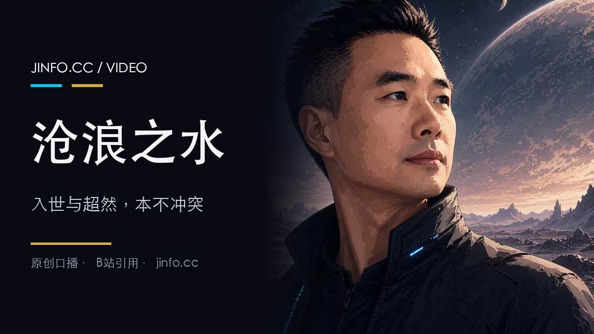 楚辞新悟·沧浪之水:入世与超然,本不冲突