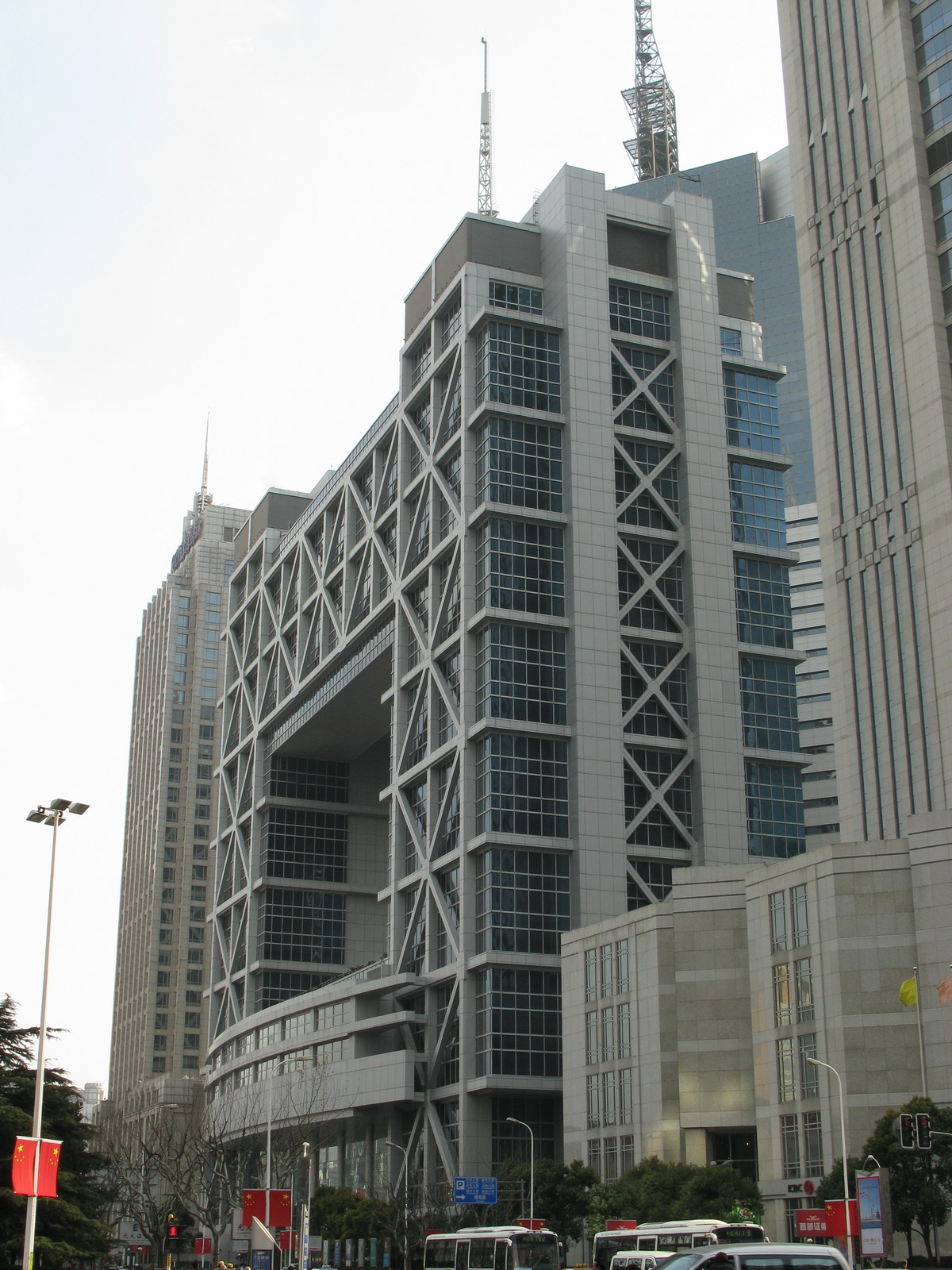 上海证券交易所建筑资料图