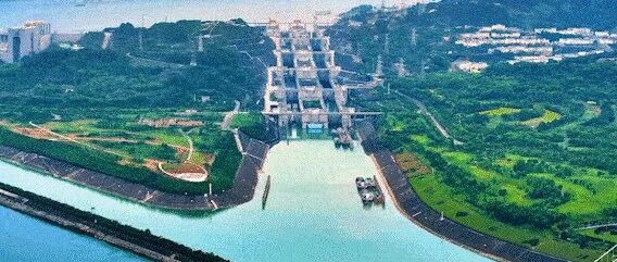 三峡水运新通道相关原文配图。