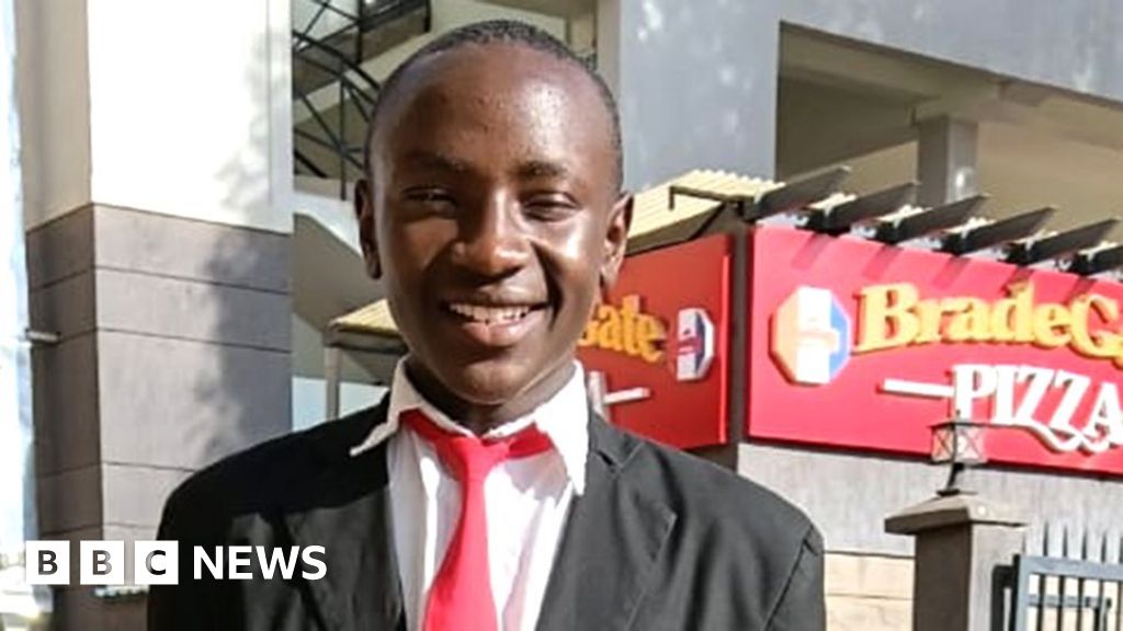 报道中的肯尼亚少年 Sylvester Muigai Ndung'u。
